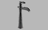 Delta 754LF-RB Victorian Single Handle Centerset Lavatory Faucet with Riser - Less Pop-Up, Venetian Bronze