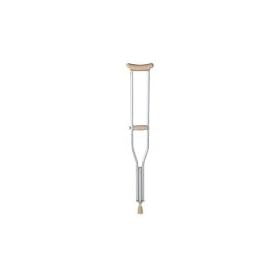 Crutches Aluminum Adult Push Button Adjusts 45 Inches To 52 Inches Paid A976-Carex