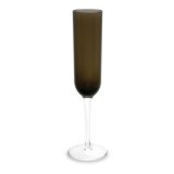 Black Acrylic Champagne Glass 7 oz