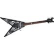 B.C. Rich Kerry King V Electric Guitar, Black with White Tribal Graphic