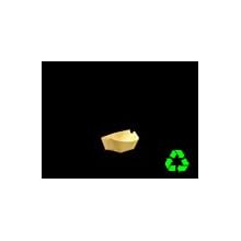 Packnwood Mini Wooden Boat, 2.5" Length (40 Packs of 100)