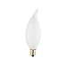 Bulbrite 404060 - 60CFF/32/3 - 60 Watt Bent Tip Frosted Incandescent Light Bulb, 130 Volt Long Life
