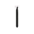 Mens Solid Skinny 2" Inch Black Necktie Tie