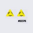 Yellow Opaque D4 Dice 2ea