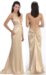 #912 - BEST SELLER - Formal Evening Gown. Elegant Satin finish dress with a open back styling and sweeping full length hemline - (Available in Silver, Black, AppleGreen, Turquoise, Dark Red, Fuchsia, Gold, Baby Pink XS to 3XL)