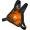 Black/Orange