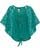 Miss Majesty Big Girls' "Lace Butterfly" Top with Necklace - jade green, 14 - 16
