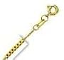 14k Yellow Gold 20 Inch X .7 mm Box Chain Necklace - O Ring Clasp - JewelryWeb