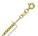 14k Yellow Gold 16 Inch X .7 mm Box Chain Necklace - O Ring Clasp