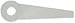 Nylon Trimmer Blade for Stihl # 41110071001 Flail Trimmer head Blades 12 pack