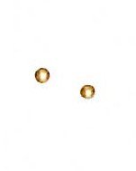 Childrens Toyshop  Jewelry : 14k Yellow 2.5 mm Childrens Half Ball Earrings