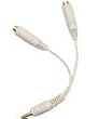 3.5mm Earphone / Handsfree Splitter (White) for Microsoft mp3