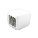 Neewer Glowing LED Change 7 Color Digital Alarm Clock and Temp