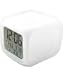 Neewer Glowing LED Change 7 Color Digital Alarm Clock and Temp