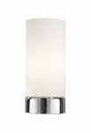 from WiseBuys Opal White Glass Touch Table Lamp Light with Chrome Base Model OWE4050