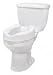 Drive Medical Raised Toilet Seat with Lock, White, 4