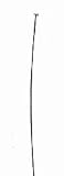 1.5 Inch Silver-Plated Thin (.021 Inch) Headpins (Pkg 100)