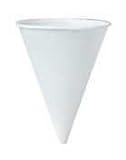 Review Solo Cups  / 4.25 TREATED PAPER CONECUP WHITE 25/200