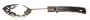 Solid Basting Spoon With Stop Hook/Bakelite Handle - 11"