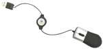 RETRAK / EMERGE ETMOUSER Retractable Optical Mini Travel Mouse