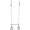 WOODEN TRAPEZE WITH RINGS