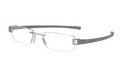 Tag Heuer Eyeglasses Rimless Track 7101 005 Brushed Light Grey by 