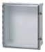 Fibox AR1086CHSSLT Hinged Clear Cover with S.S. Lockable Latch