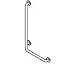 ASI 3704P 90 Degree Angle 16 x 32 Grab Bar with Snap Flanges and Peened Grip