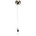 Access Lighting - 90019-BL/COB: Alpha Mania - 1 Light Low Voltage Pendant System - Black Finish/Cobalt Blue Glass