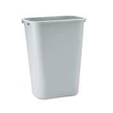 Plastic Wastebasket, Large, 41 1/4 quart, Gray, 12/carton RUB295700GY