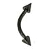 piercing arcade titane SPIKE noir a pointe 1.2x8mmx3mm
