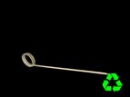 Eco Friendly 4 Inch Bamboo Side Twisted Skewer