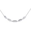 ZALES Personalized Oval Family Name Necklace in Sterling Silver (5 Names) ss heart/love charm
