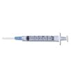 3ml BD Luer-Lok Syringe with BD PrecisionGlide needle combo - 22 g x 1 in - Box of 100 BD 309572