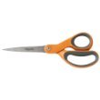 Fiskars 1298807797 Softgrip scissors, 8 long, 3-1/2 cut, orange handle