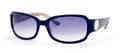 Kate Spade Sunglasses KARI S 0FW7 (Y7) Navy Ivory (Gray Gradient) by