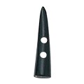Ebony Toggle Button. 1 3/8