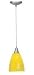 Access Lighting - 23506-BS/COB: Heather Manhattan - 1 Light Bell Pendant - Brushed St...