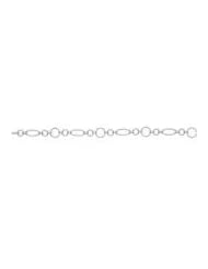 14k White Gold 1 1/2 ct tw Diamond Bracelet 7 1/2"