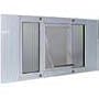 27" to 32" Wide Window Sash Pet Door with an Xlg Flap 10.5" X 15"