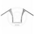 RSD HANDLEBAR SS APE BLK SLOT 0173-1828-BP