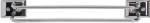 Decko #38220 12 Chrome Twin Towel Bar