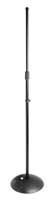 On Stage MC7201B Round Base Microphone Stand, Black