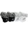 New Nike Jordan Jumpman 23 Baby Booties, Black Gray White, 0-6 Month, 2 Pair.