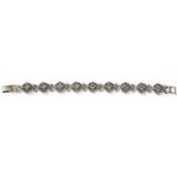 Link Charm Bracelet Sterling Silver 8 " (bracelet145)