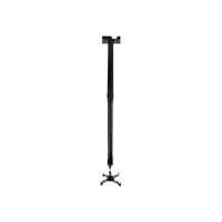 Draper Aero Accuset Adjustable Mount - Mounting kit ( ceiling plate, bracket, bracket adapter, extension adapter, two-piece adjustable pipe ) for projector - cold-rolled steel - ceiling mountable