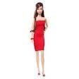 Barbie Basics Exclusive Red Dress Brunette #03