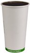 Eco-Products 20 oz Eco Hot Cup w/ Green Stripe