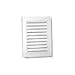 Duraflo 626080-00 Canplas Rectangular Gable Vent, 44 Sq-In, Polypropylene, 17