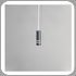 (693C) Miller Short Slimline Light Pull chrome